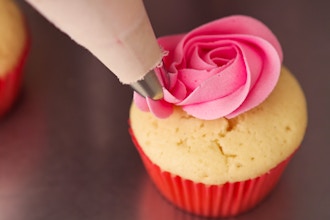 Flower Cupcakes (Ages 6-8 w/ Caregiver)